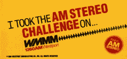 The AM Stereo Challenge on 1260 WWWW, a Kahn/Hazeltine station